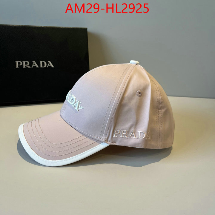 Cap (Hat)-Prada brand designer replica ID: HL2925 $: 29USD