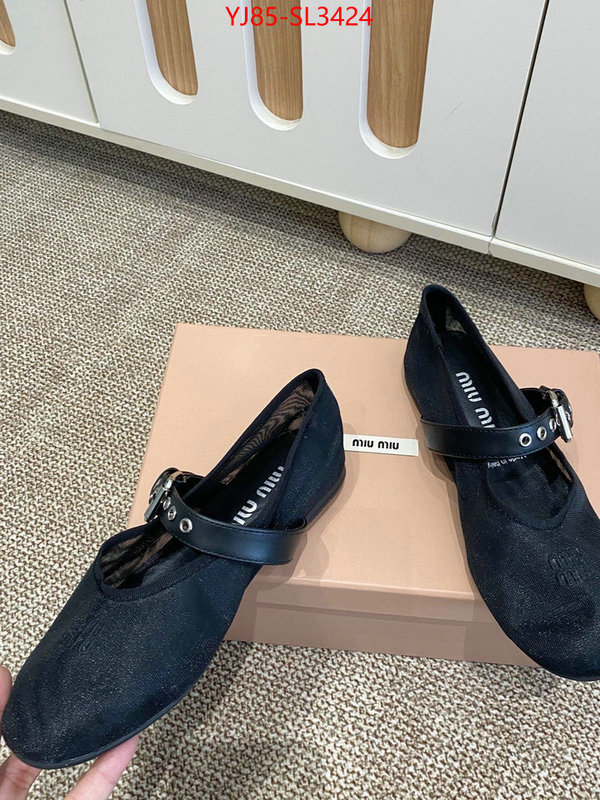 Women Shoes-Miu Miu buy high-quality fake ID: SL3424 $: 85USD