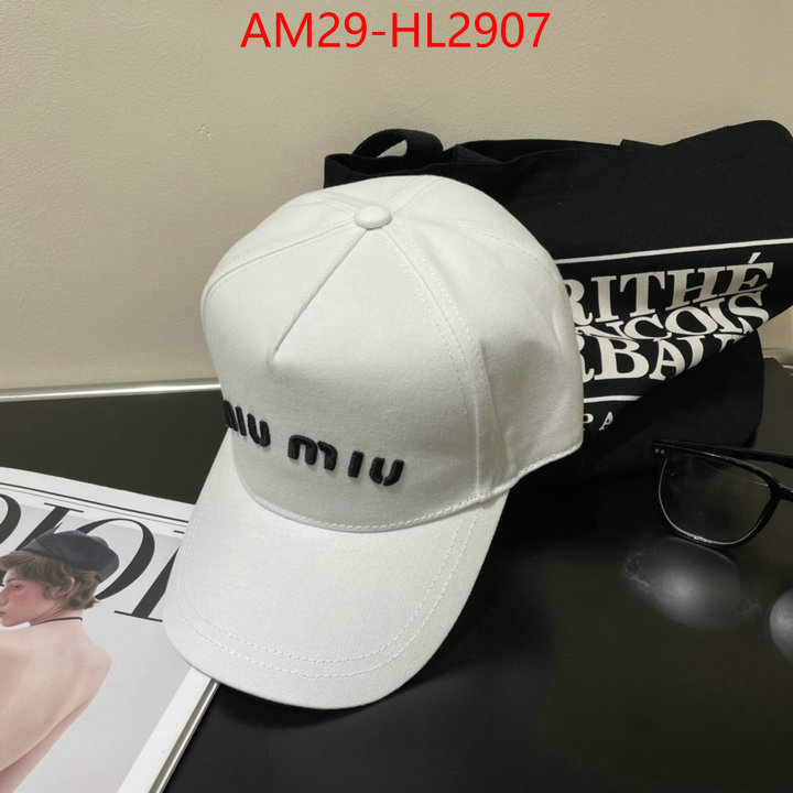 Cap(Hat)-Miu Miu how to buy replcia ID: HL2907 $: 29USD