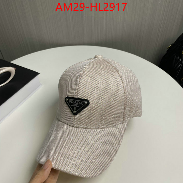Cap (Hat)-Prada high quality replica designer ID: HL2917 $: 29USD