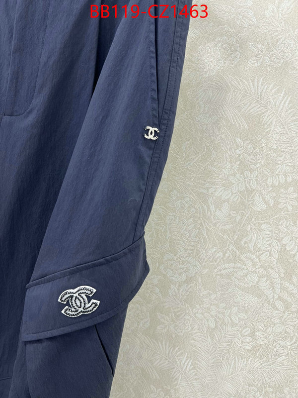 Clothing-Chanel designer replica ID: CZ1463 $: 119USD