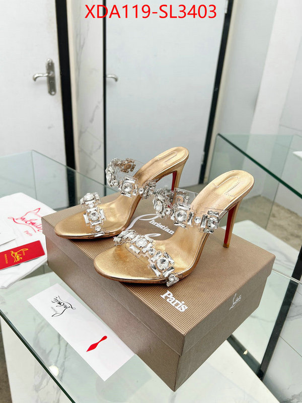Women Shoes-Christian Louboutin what are the best replica ID: SL3403 $: 119USD