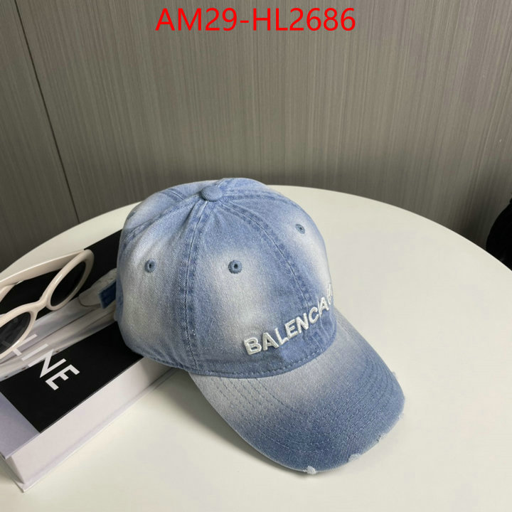 Cap(Hat)-Balenciaga brand designer replica ID: HL2686 $: 29USD