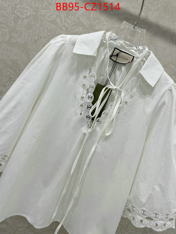 Clothing-Gucci 7 star quality designer replica ID: CZ1514 $: 95USD