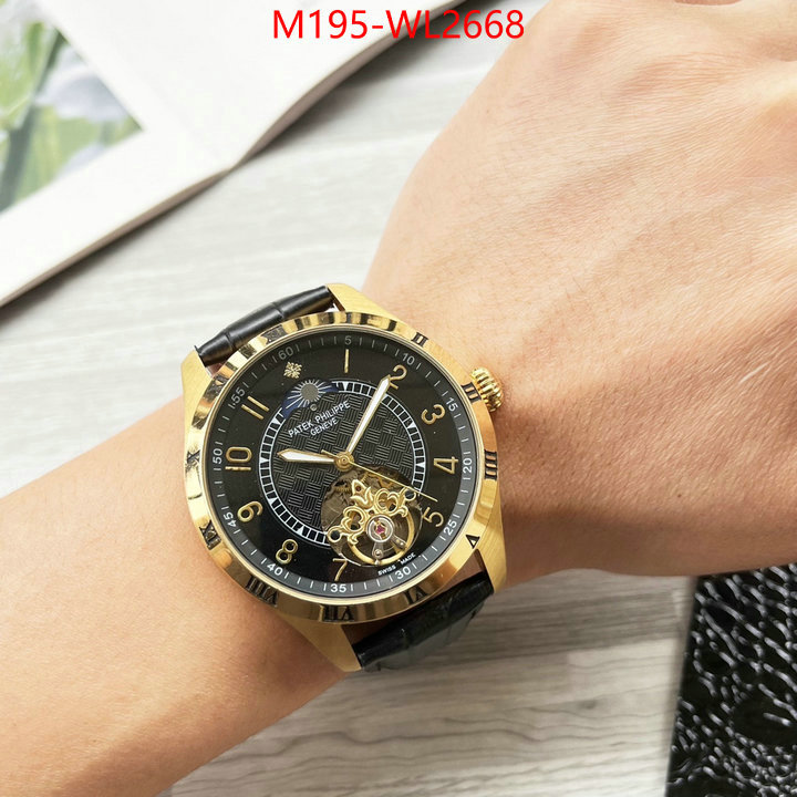 Watch(4A)-Patek Philippe buy luxury 2024 ID: WL2668 $: 195USD