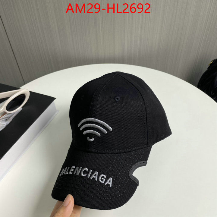 Cap(Hat)-Balenciaga for sale cheap now ID: HL2692 $: 29USD