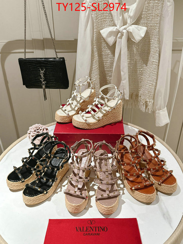 Women Shoes-Valentino replica 1:1 ID: SL2974 $: 125USD