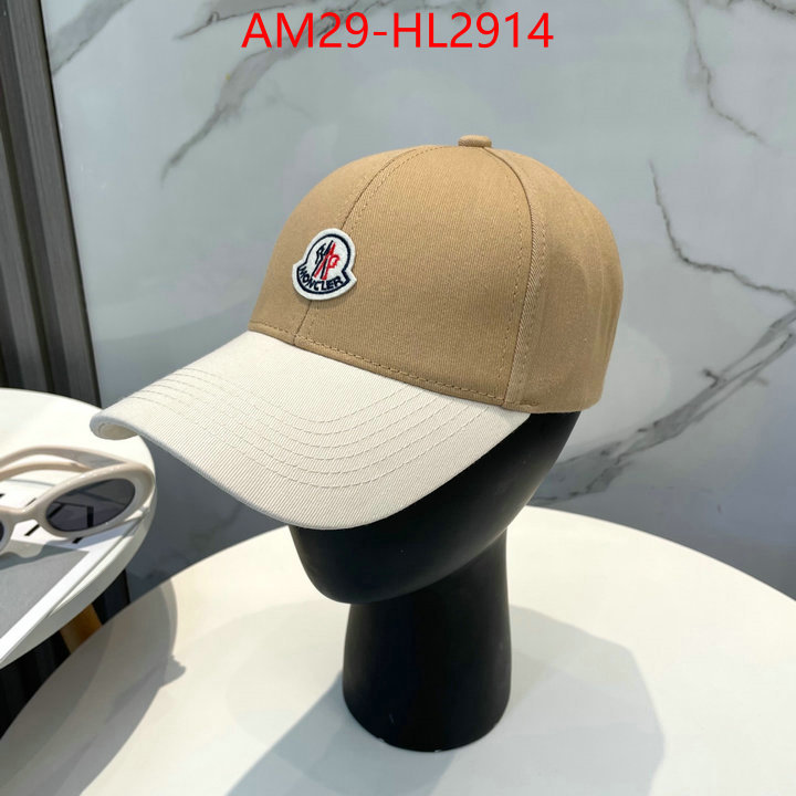 Cap(Hat)-Moncler wholesale china ID: HL2914 $: 29USD