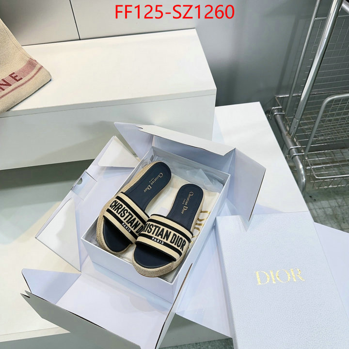 Women Shoes-Dior highest product quality ID: SZ1260 $: 125USD