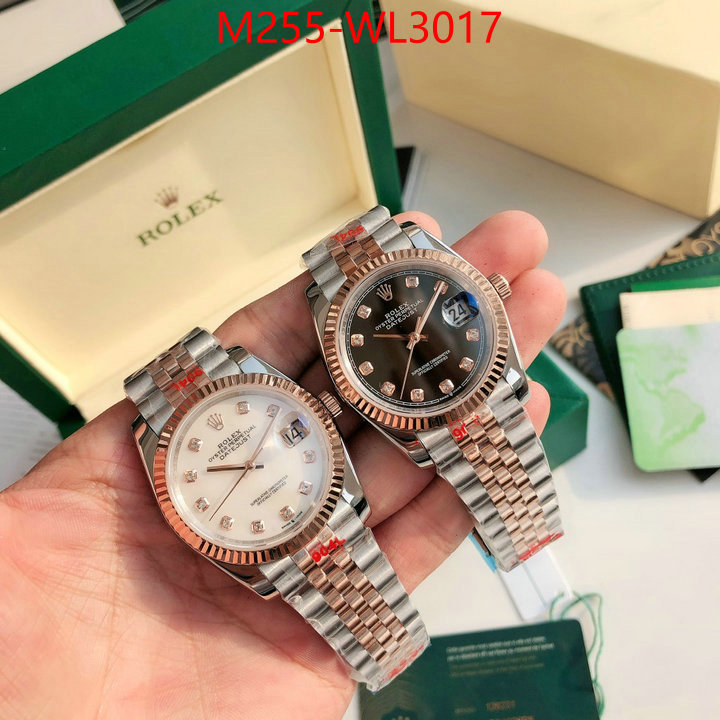 Watch(TOP)-Rolex luxury fashion replica designers ID: WL3017 $: 255USD