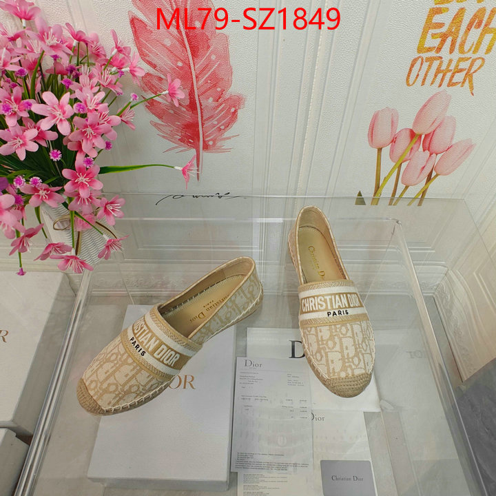 Women Shoes-Dior for sale online ID: SZ1849 $: 79USD