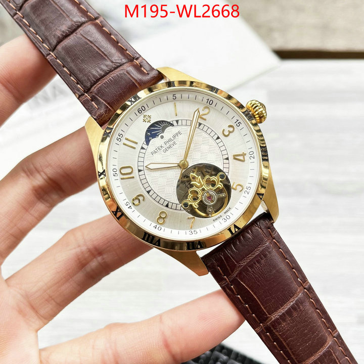 Watch(4A)-Patek Philippe buy luxury 2024 ID: WL2668 $: 195USD