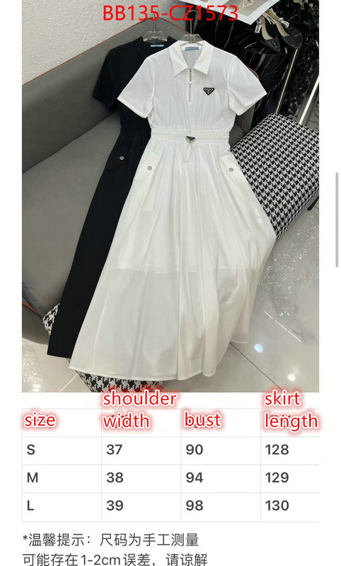 Clothing-Prada best luxury replica ID: CZ1573 $: 135USD