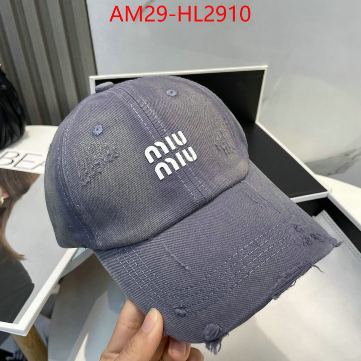 Cap(Hat)-Miu Miu best website for replica ID: HL2910 $: 29USD