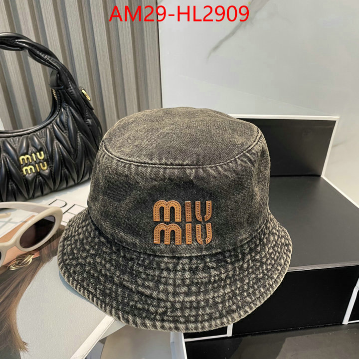 Cap(Hat)-Miu Miu designer 7 star replica ID: HL2909 $: 29USD