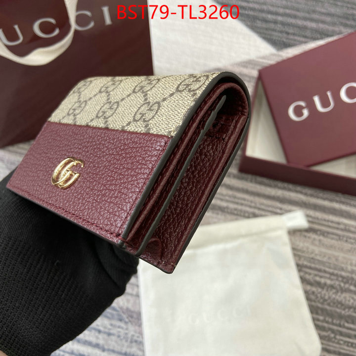 Gucci Bags(TOP)-Wallet- what best replica sellers ID: TL3260 $: 79USD,
