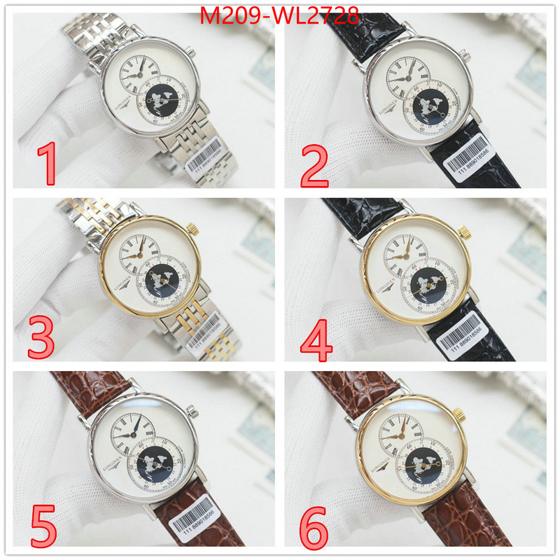 Watch(TOP)-Longines 1:1 ID: WL2728 $: 209USD-shoes yupoo Watch(TOP)-Longines 1:1 ID: WL2728 $: 209USD