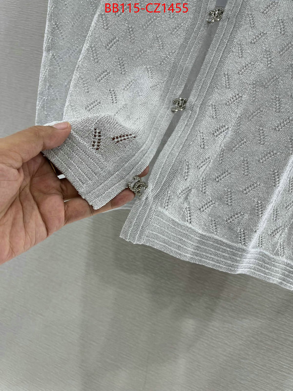 Clothing-Chanel 2024 perfect replica designer ID: CZ1455 $: 115USD