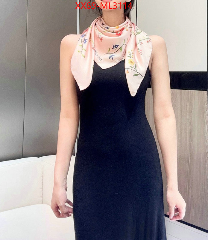 Scarf-Dior 2024 aaaaa replica customize ID: ML3114 $: 69USD