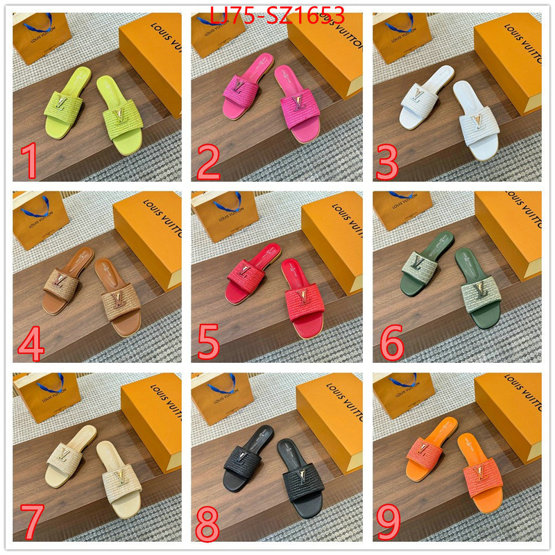 Women Shoes-LV the quality replica ID: SZ1653 $: 75USD