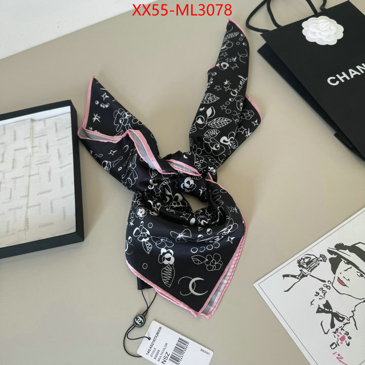 Scarf-Chanel luxury shop ID: ML3078 $: 55USD