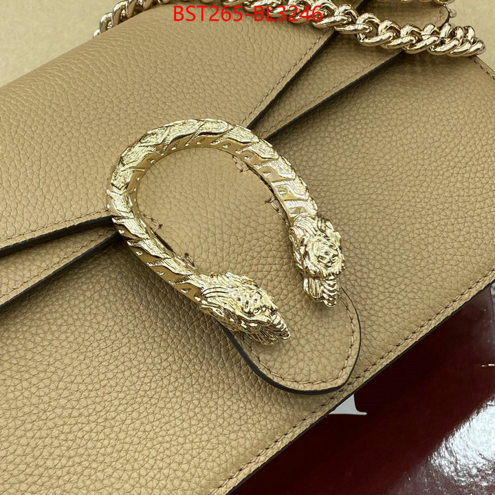 Gucci Bags(TOP)-Dionysus- replica sale online ID: BL3246 $: 265USD,