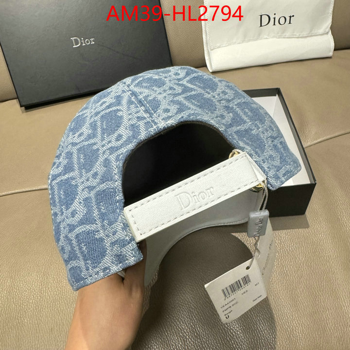 Cap (Hat)-Dior best fake ID: HL2794 $: 39USD