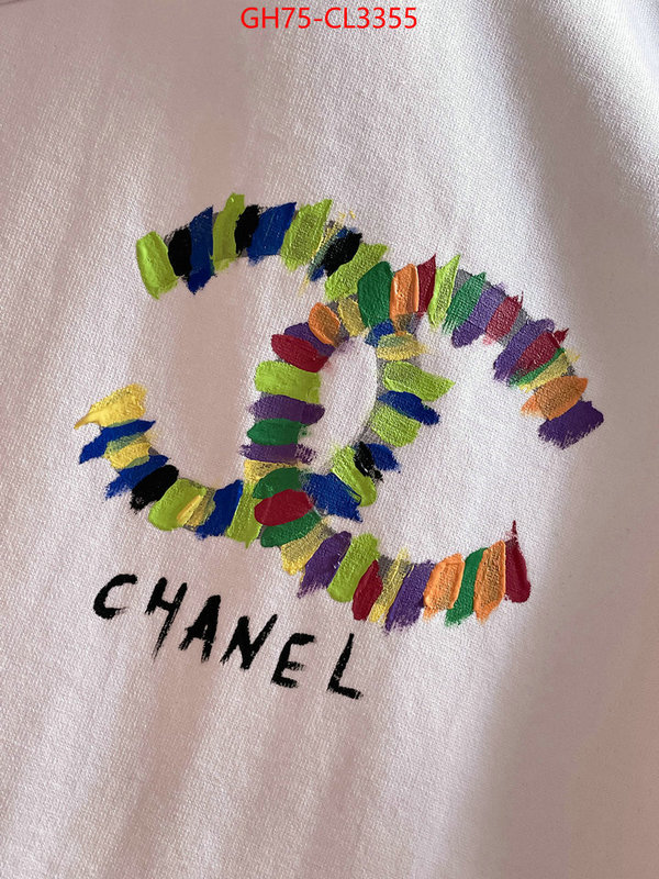 Clothing-Chanel best luxury replica ID: CL3355 $: 75USD