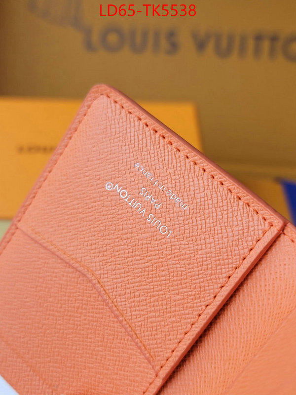 LV Bags(TOP)-Wallet 2024 replica wholesale cheap sales online ID: TK5538 $: 65USD,