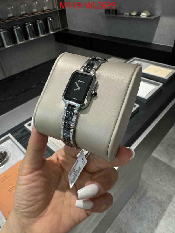 Watch(4A)-Chanel where quality designer replica ID: WL2639 $: 119USD