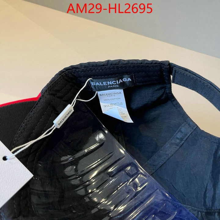 Cap(Hat)-Balenciaga replica designer ID: HL2695 $: 29USD