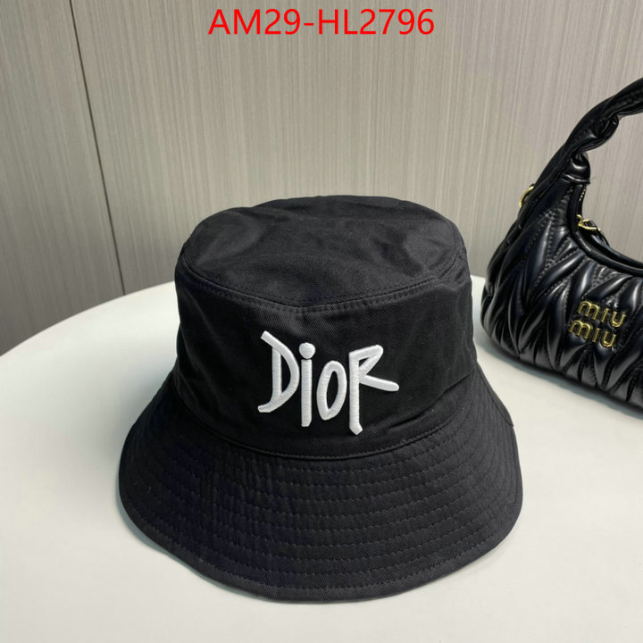 Cap (Hat)-Dior high-end designer ID: HL2796 $: 29USD