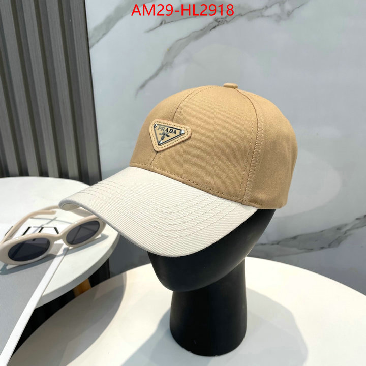 Cap (Hat)-Prada high quality replica ID: HL2918 $: 29USD