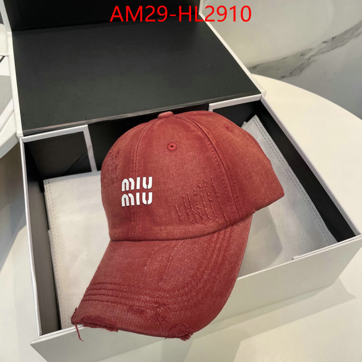 Cap(Hat)-Miu Miu best website for replica ID: HL2910 $: 29USD