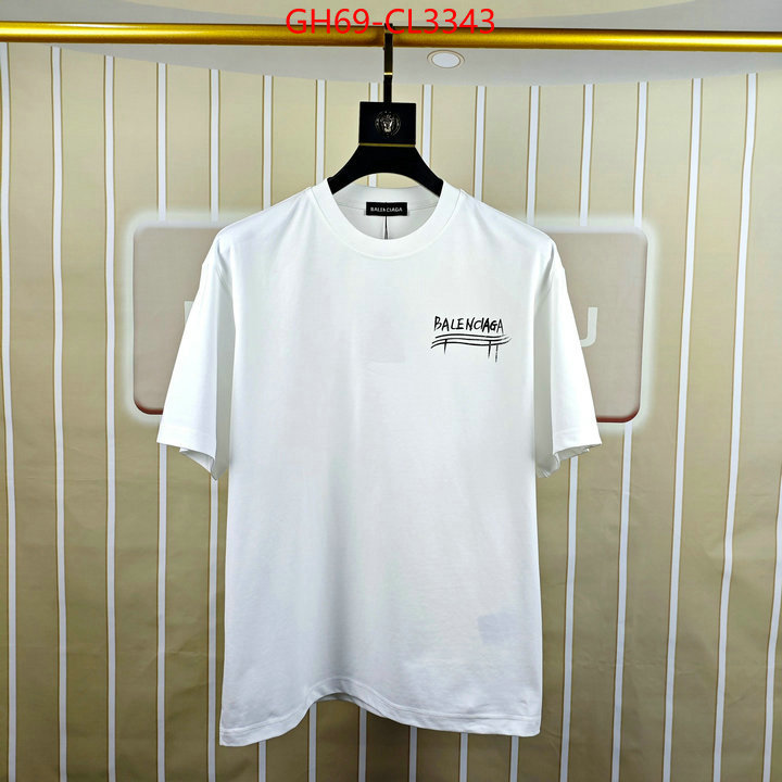 Clothing-Balenciaga high quality ID: CL3343 $: 69USD