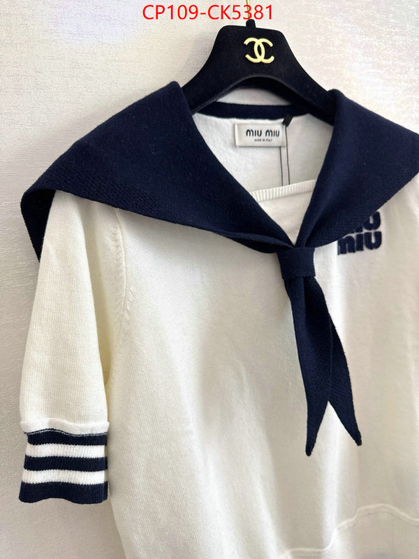 Clothing-MIU MIU we offer ID: CK5381 $: 109USD