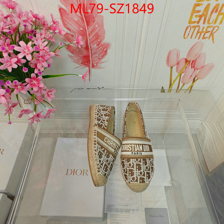 Women Shoes-Dior for sale online ID: SZ1849 $: 79USD