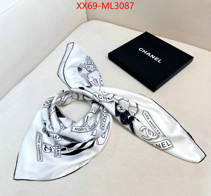 Scarf-Chanel wholesale replica shop ID: ML3087 $: 69USD