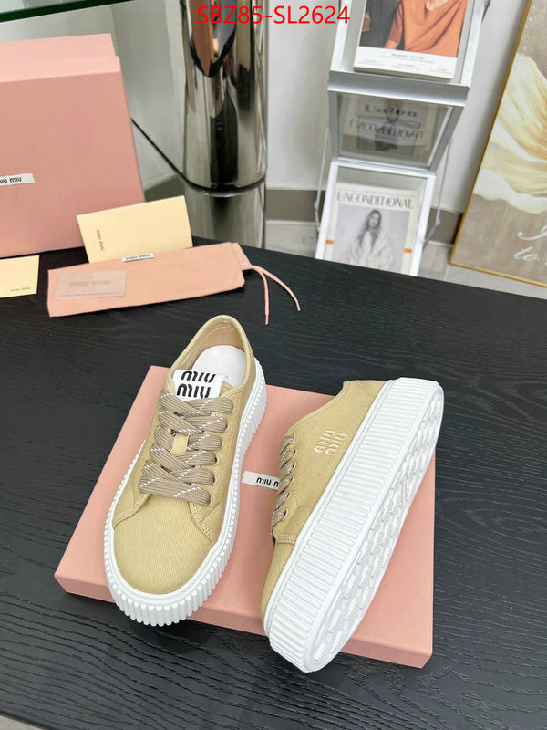 Women Shoes-Miu Miu designer 1:1 replica ID: SL2624 $: 85USD