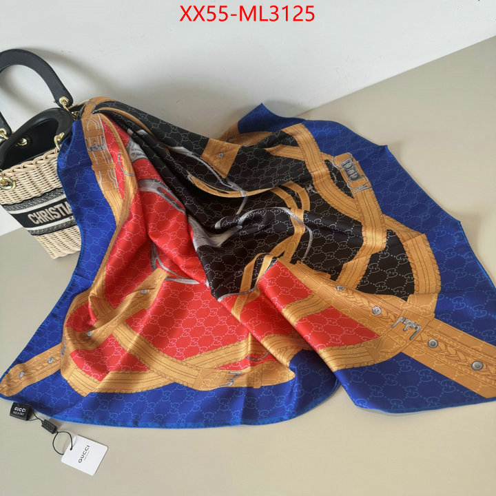 Scarf-Gucci can i buy replica ID: ML3125 $: 55USD