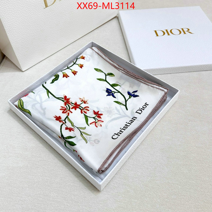 Scarf-Dior 2024 aaaaa replica customize ID: ML3114 $: 69USD