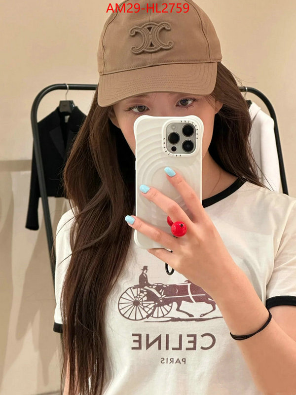 Cap(Hat)-Celine new designer replica ID: HL2759 $: 29USD