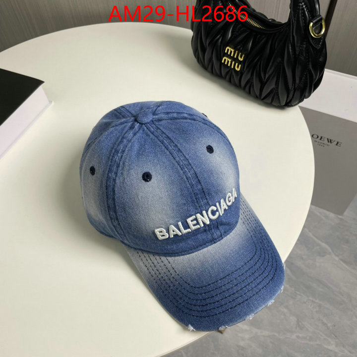 Cap(Hat)-Balenciaga brand designer replica ID: HL2686 $: 29USD