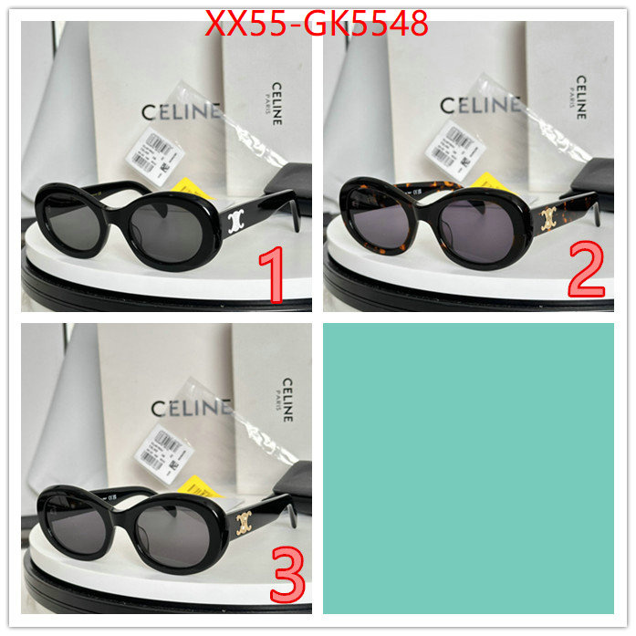 Glasses-CELINE online store ID: GK5548 $: 55USD