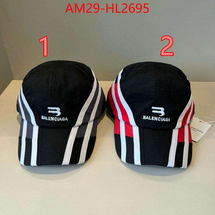 Cap(Hat)-Balenciaga replica designer ID: HL2695 $: 29USD