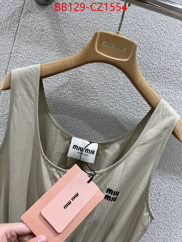 Clothing-MIU MIU what best replica sellers ID: CZ1554 $: 129USD