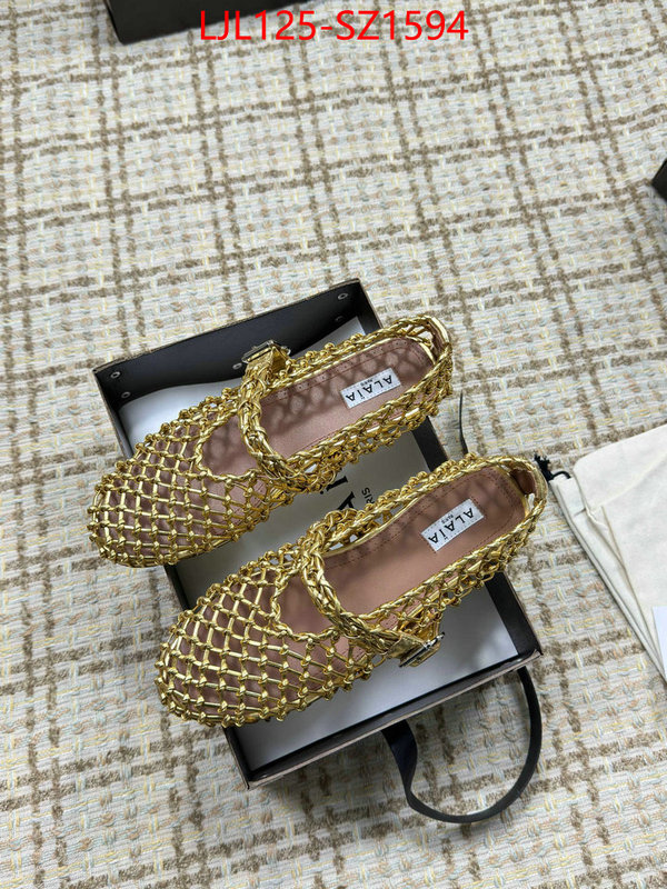 Women Shoes-ALAIA luxury fake ID: SZ1594 $: 125USD