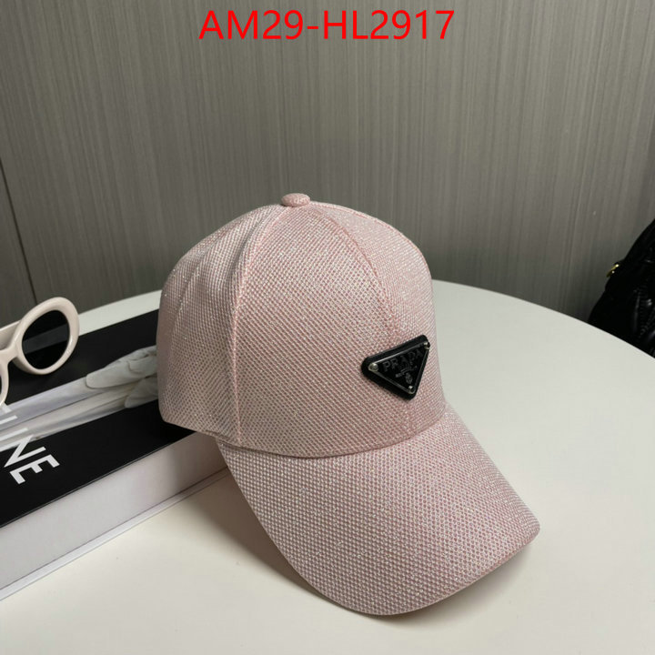 Cap (Hat)-Prada high quality replica designer ID: HL2917 $: 29USD