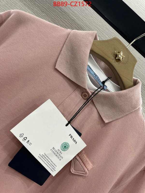 Clothing-Prada perfect replica ID: CZ1572 $: 89USD