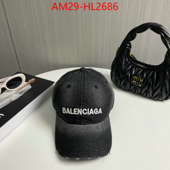 Cap(Hat)-Balenciaga brand designer replica ID: HL2686 $: 29USD